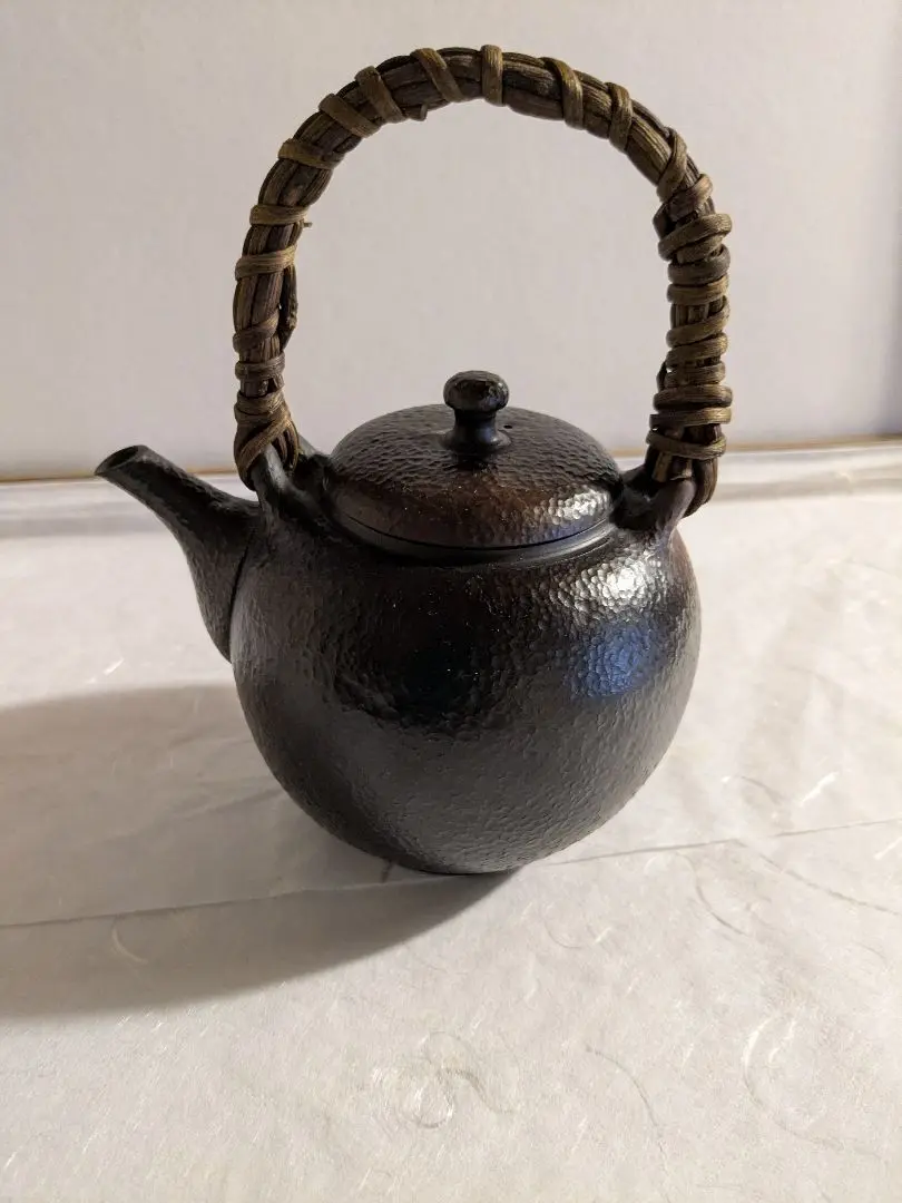 常滑　村田 益規　急須　茶注　茶器　茶道具 常滑焼 益規 村田益規作 藻掛後ろ手茶注 急須 貴重 茶器 伝統