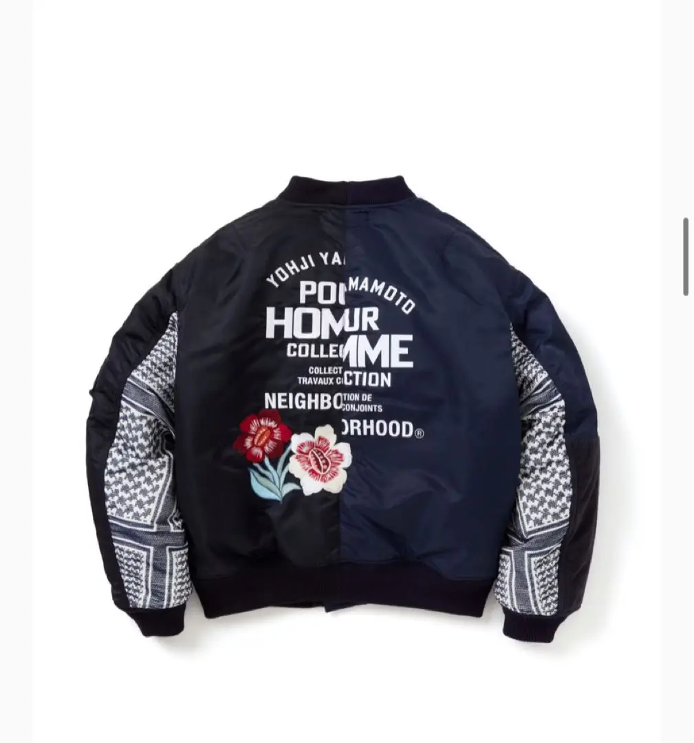 ジャケット・アウター NEIGHBORHOOD Yohji Yamamoto MA-1 Yohji Yamamoto x NEIGHBORHOOD MA-1 JACKET(S Black): Yohji