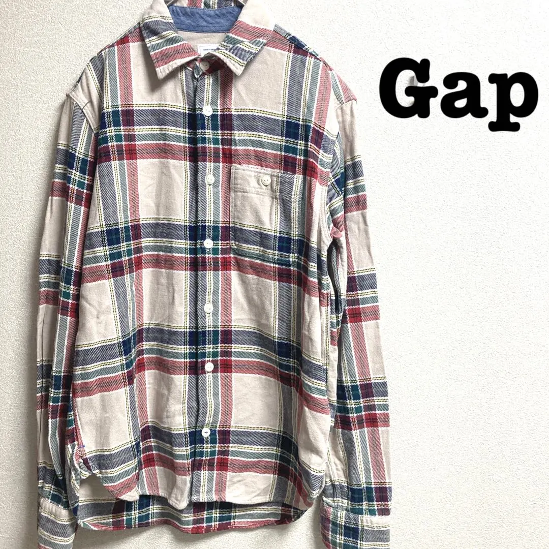 Thumbnail of Gap Men's Flannel Shirt, Multicolor Plaid, Relaxed Fit