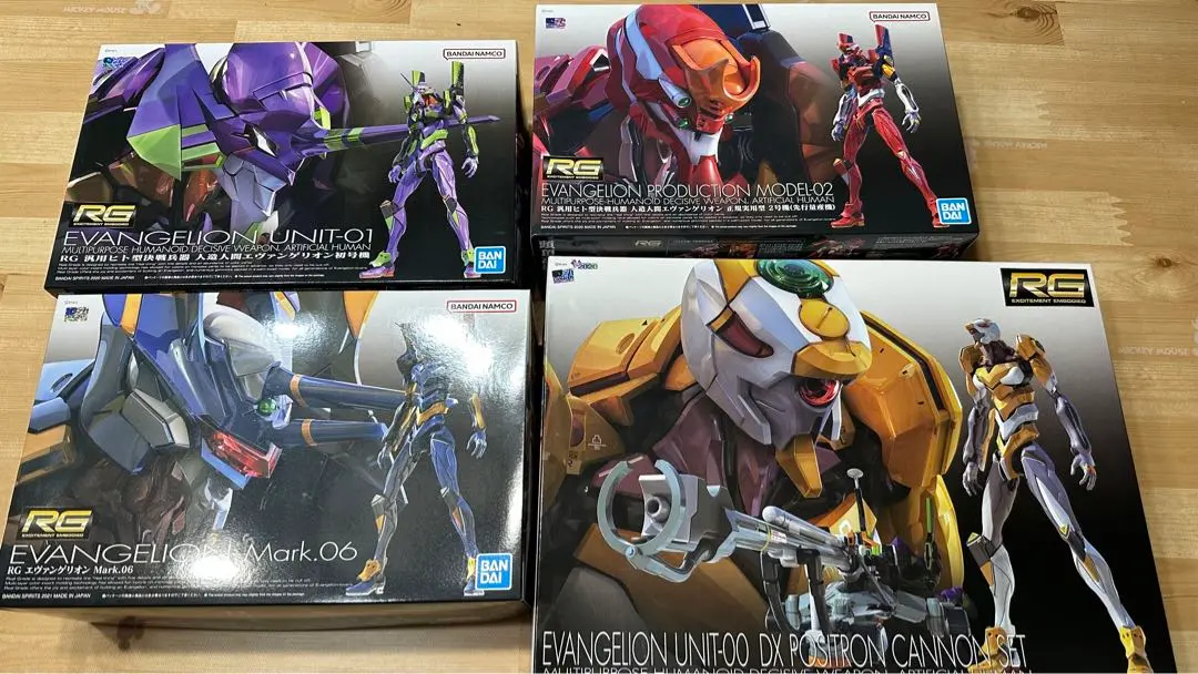 新品未開封！RG エヴァンゲリオン Mark.06 初号機 2号機　3機セット 新品未開封 RG エヴァンゲリオン Mark.06 初号機 2号機 3機セット