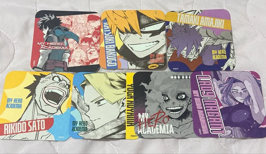 我的英雄學院 原畫展 藝術杯墊 7枚套裝 的縮圖