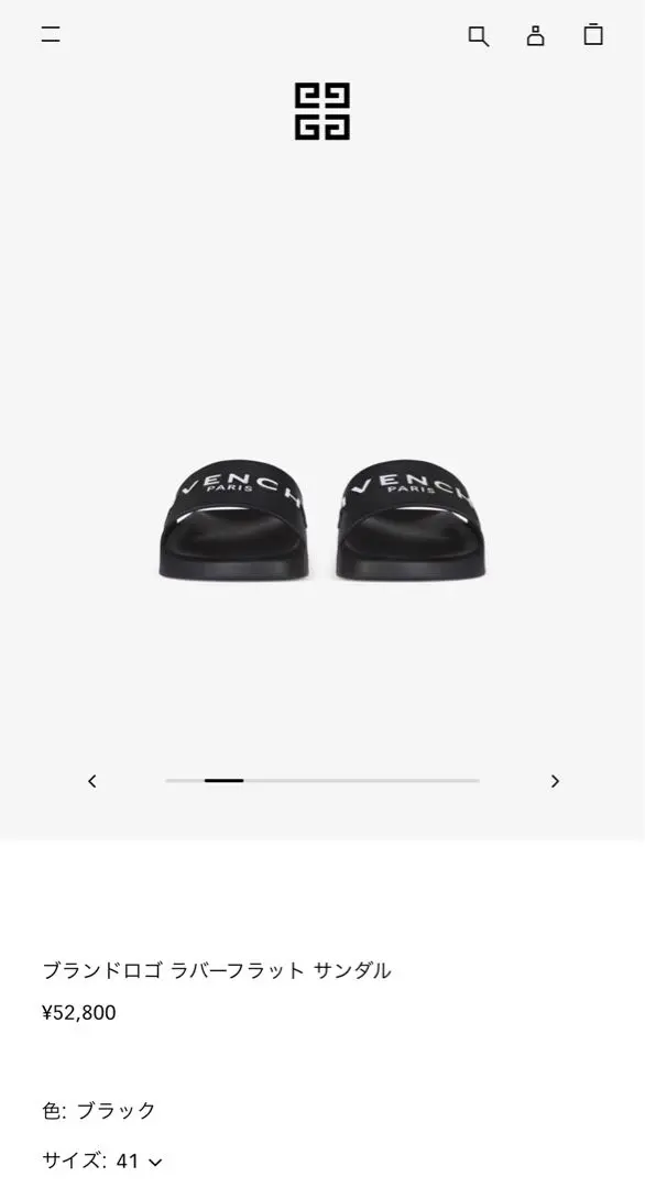 ★韓国の人気★【GIVENCHY】★ラバー フラットサンダ.ル★ 関税負担なし☆GIVENCHY GIVENCHY PARISラバー フラットサンダル