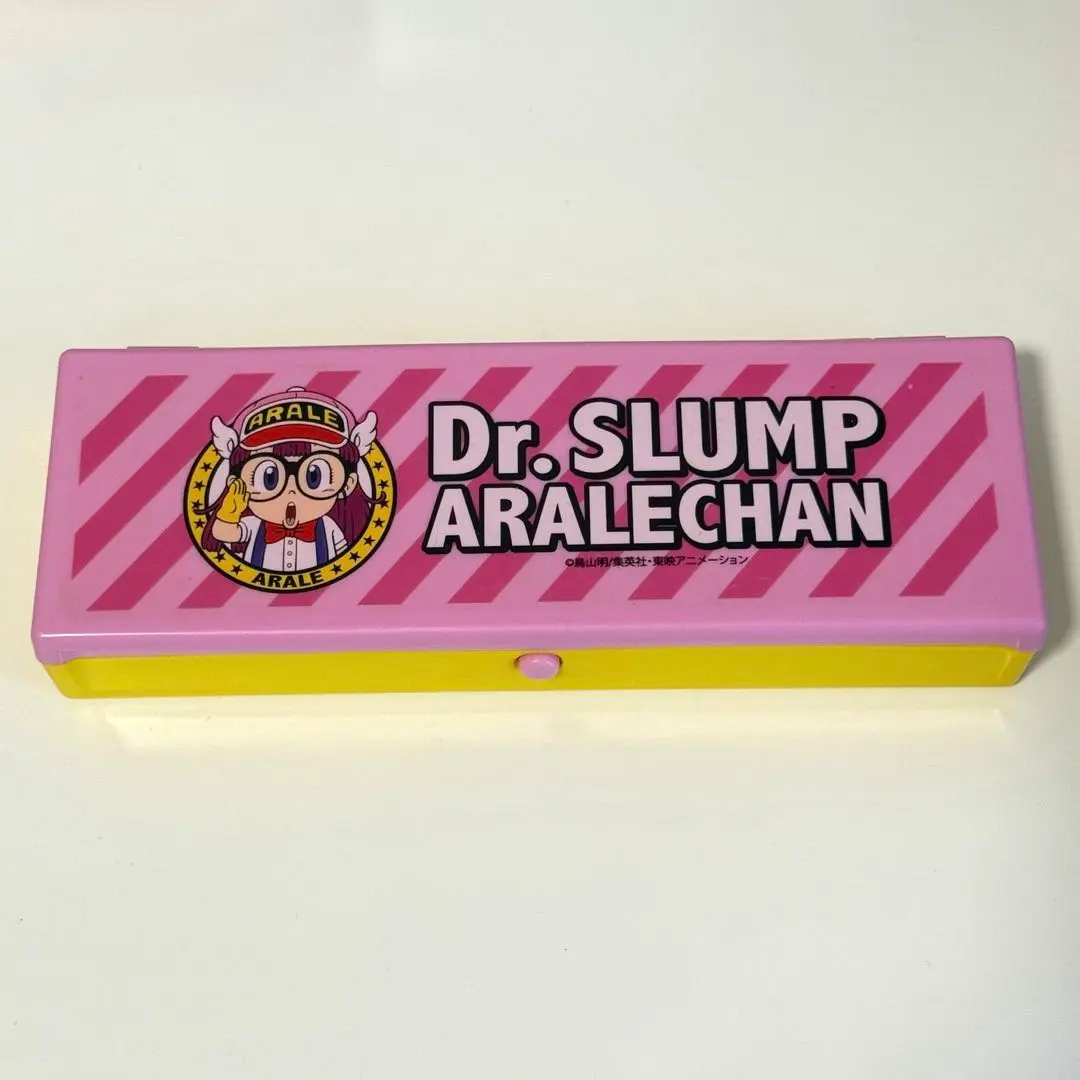 昭和レトロ　Dr.スランプアラレちゃん　筆入れ　筆箱　未使用品　鳥山明東映 Yahoo!オークション - 当時物 Dr.スランプ アラレちゃん 缶ペン