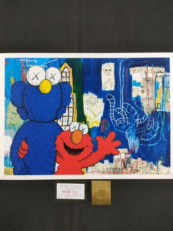 ED100　KAWS シルクスクリーン＋アートブック KAWS LIMITED EDITION ART BOOK WITH SCREENPRINT — STANDARD X