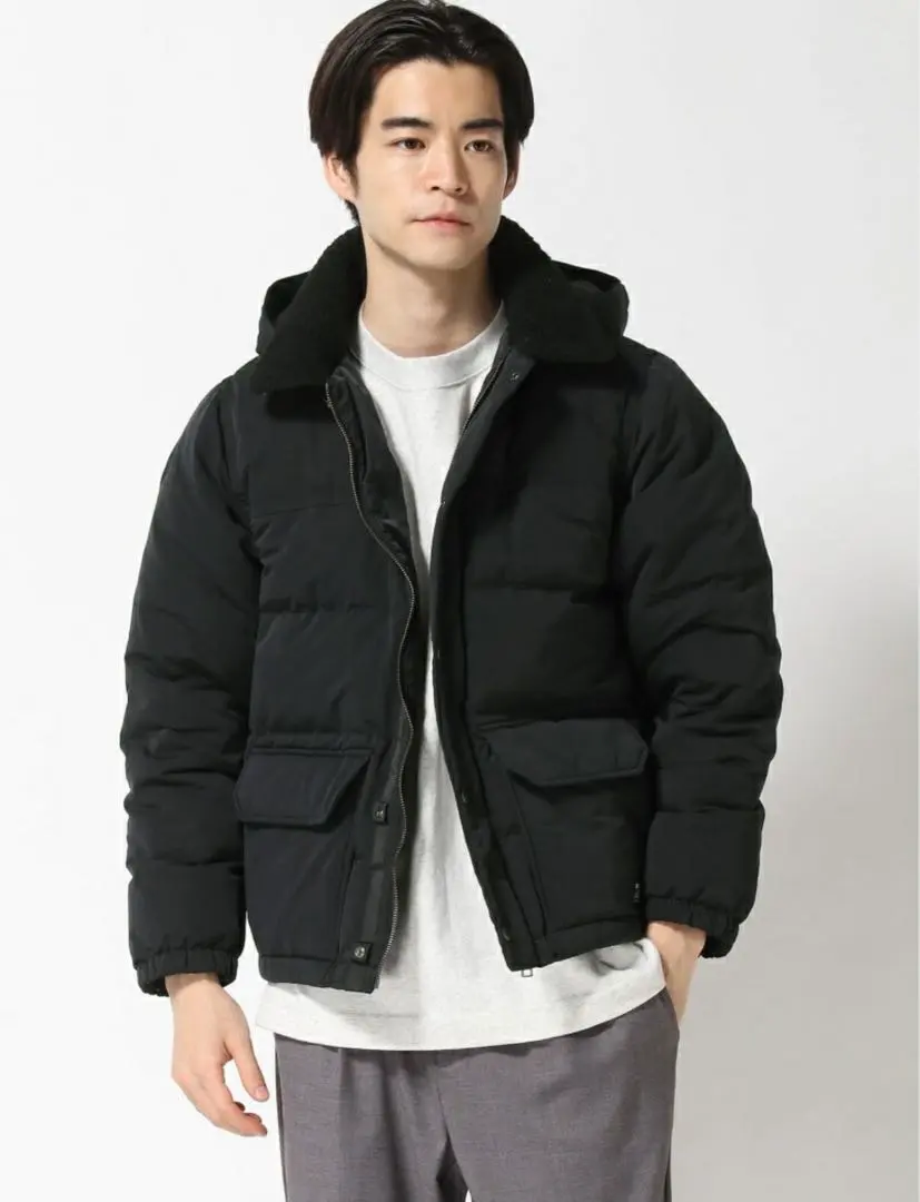 Thumbnail of BAYLOW Black Down Jacket M