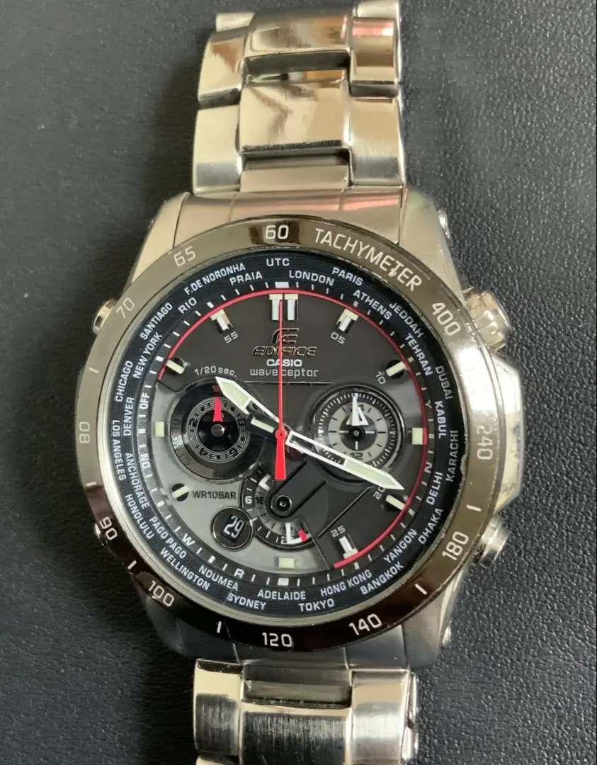 【CASIO】美品！ EDIFICE EQW-M1000DB-1AJF 電波時計 CASIO EQW-M1000DB-1A - YouTube