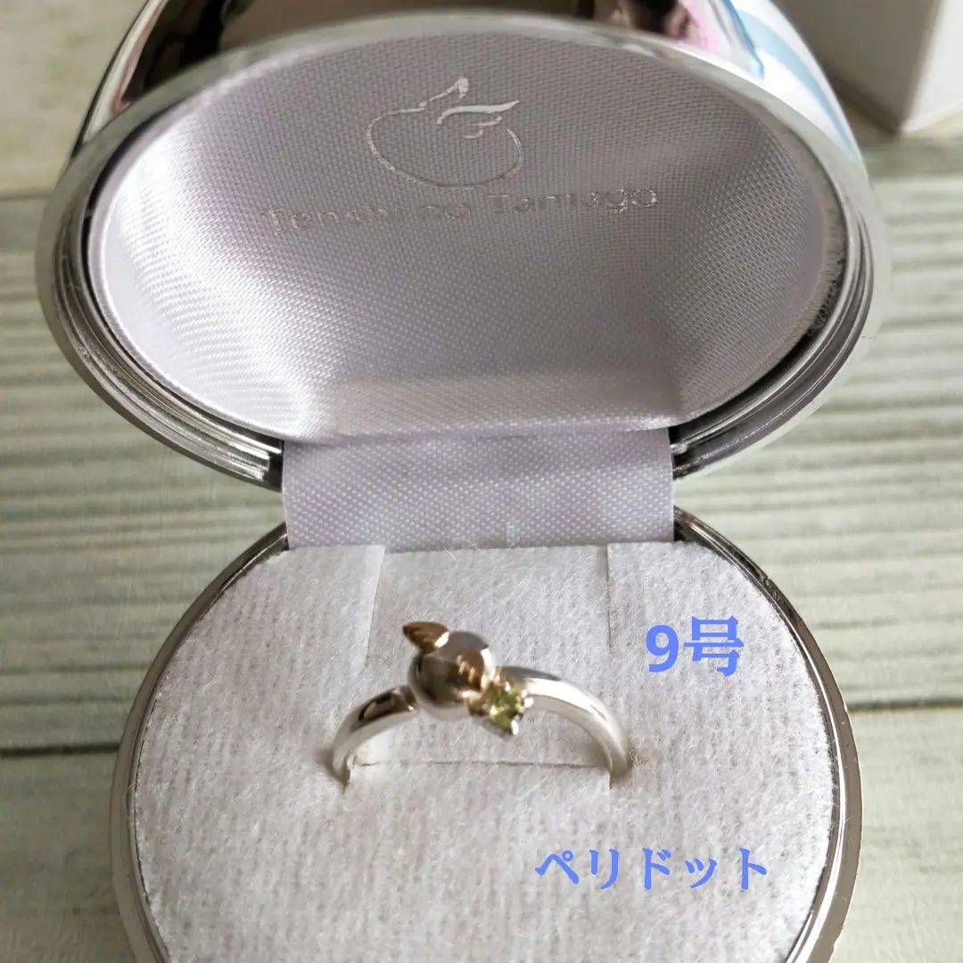 天使の卵 花と卵モチーフ シルバーリング 2号 silver k10 天使の卵 花と卵モチーフ シルバーリング 2号 silver k10