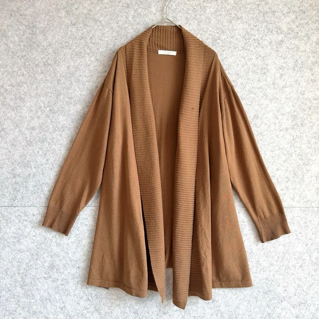 Thumbnail of Chocolat Fin Robe Buttonless Topper Long Cardigan (F) Outerwear