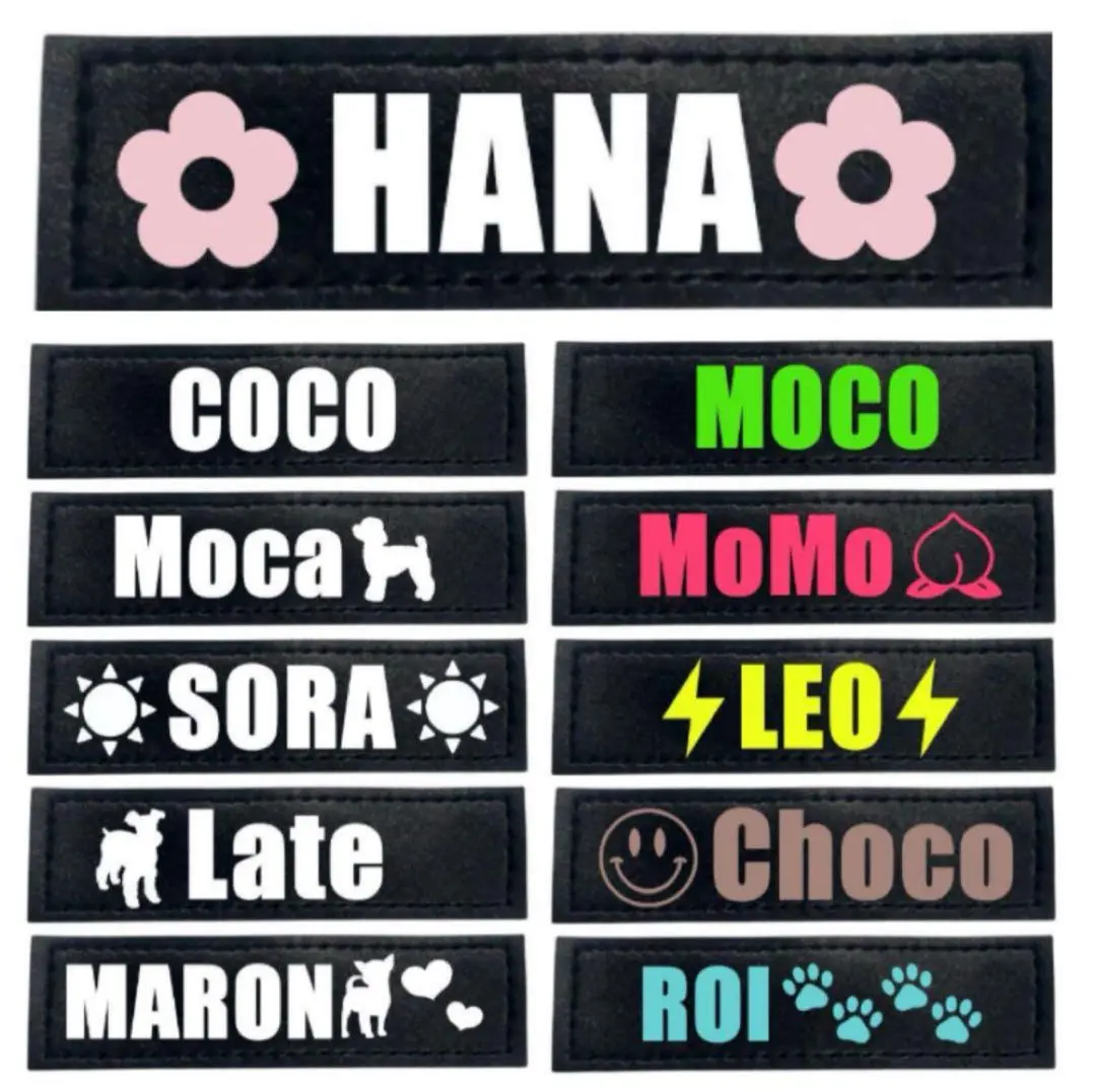 Thumbnail of Set of 2: Custom-Made Harness Name Labels