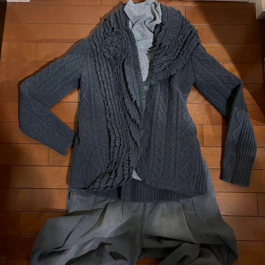 新品タグ付✨ERMANNO SCERVINO✨ダブルジャケット ニット42