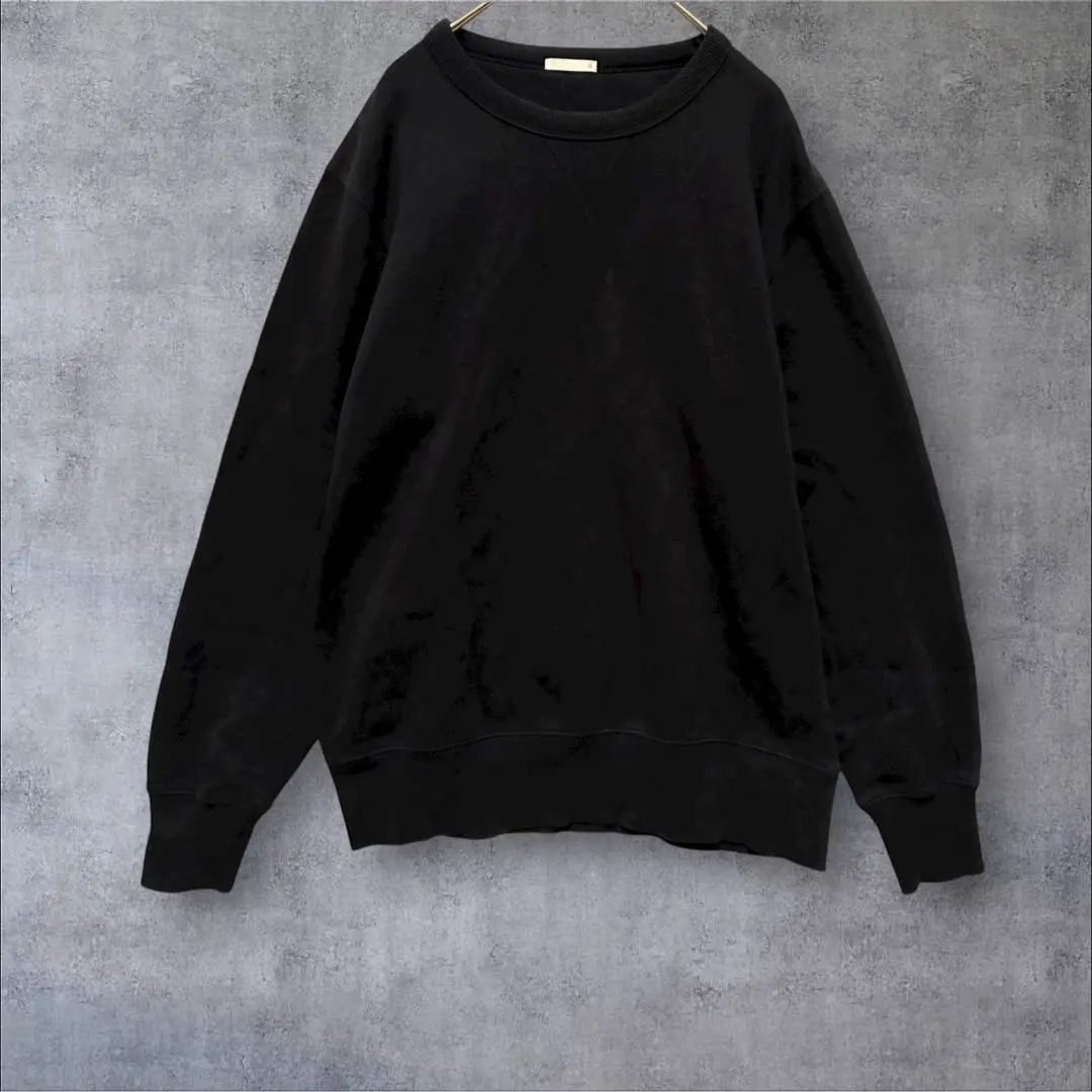 【GUジーユー】長袖運動衫 衛衣 保暖內刷毛 黑色 S 的縮圖