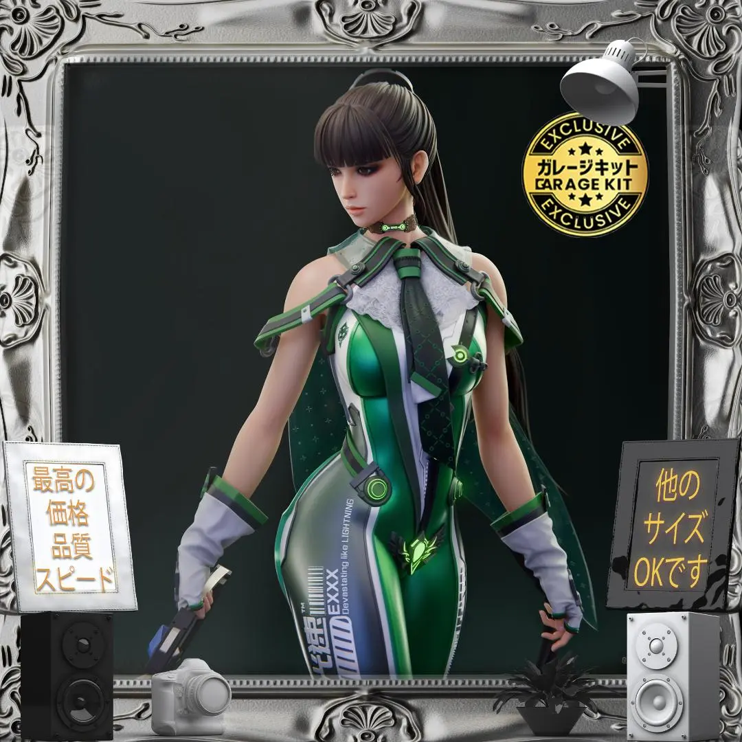 レイヴン　ステラーブレイド　フィギュア　ガレージキット　未塗装未組立　ガレキ 1/8 イブ 未塗装未組立 ステラーブレイド ガレキ シフトアップの
