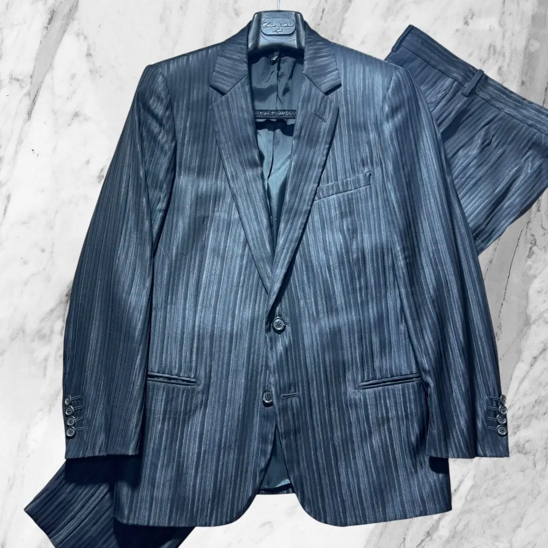 DIOR HOMME 06ss【定価35万円】セットアップ スーツ 青 エディ期 DIOR HOMME【定価35万円】セットアップ スーツ 青 エディ期