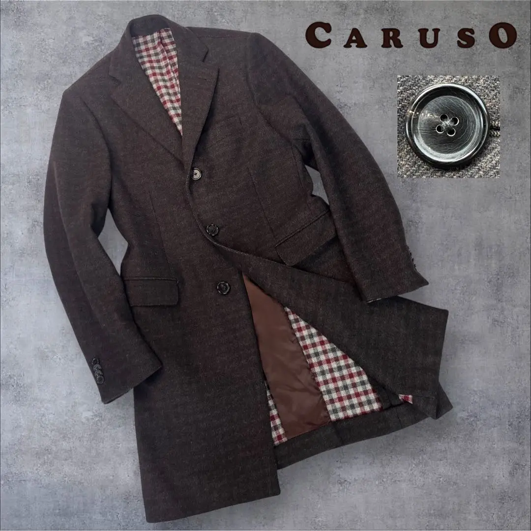2025年最新】CARUSO メンズ チェスターコートの人気アイテム