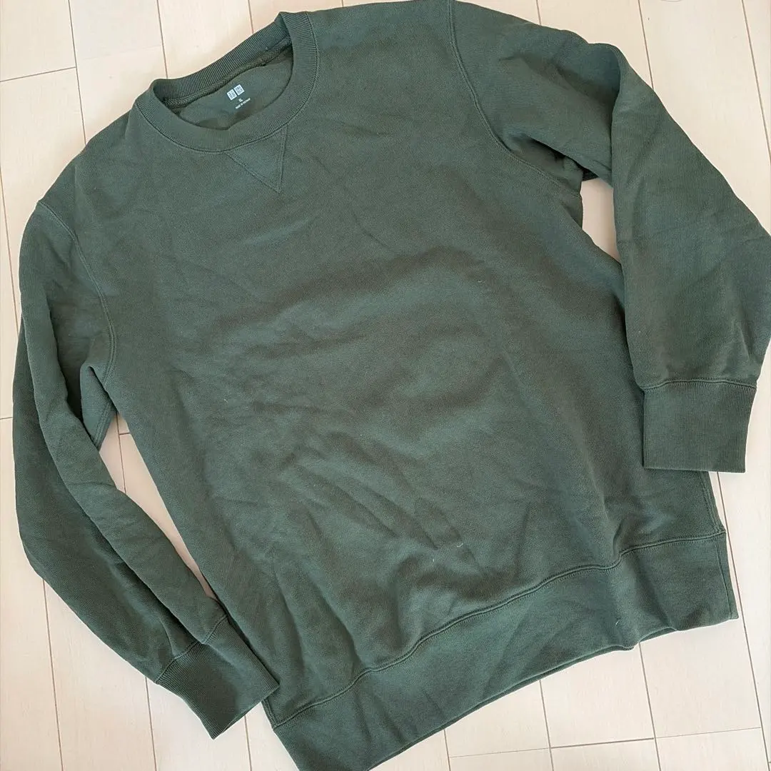Thumbnail of UNIQLO XL Sweatshirt Trainer Khaki