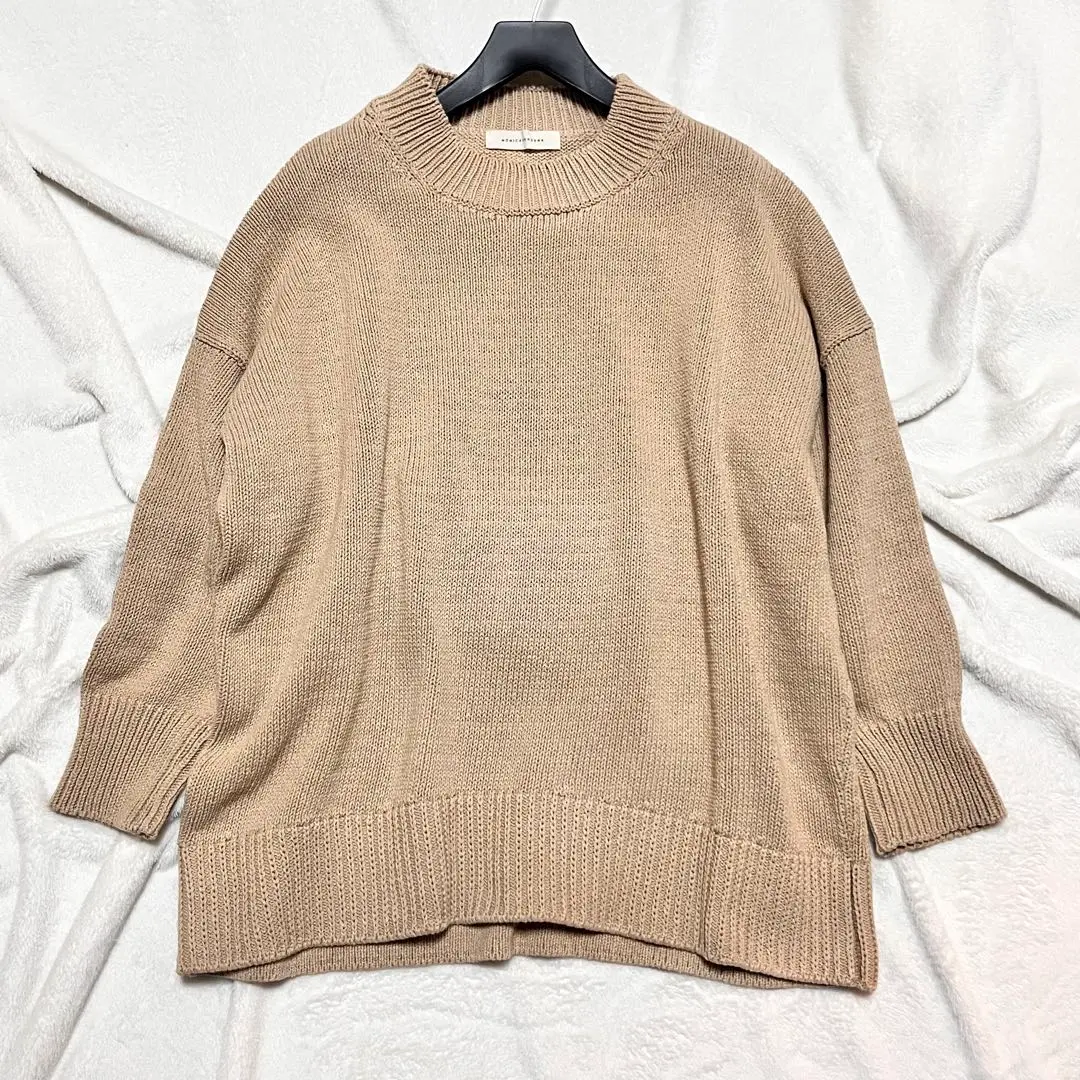 MONICA CORDERA ‐ CREW NECK KNIT CAPE