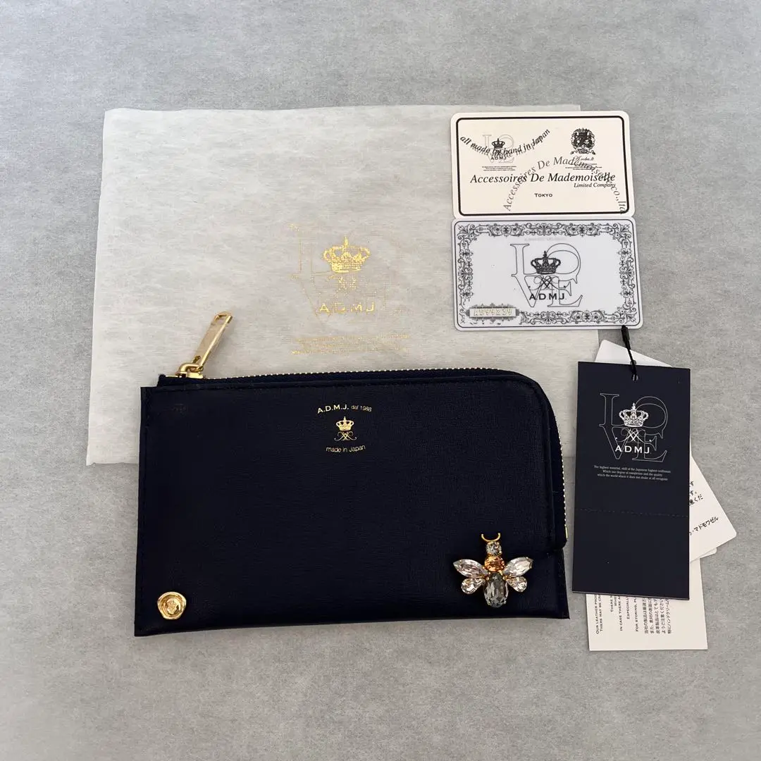 【かぱりン】ADMJ THE BEEスパニッシュレザーオーガナイザーパース 週末値下げ♪☆ADMJ☆THE BEE☆スパニッシュレザー
