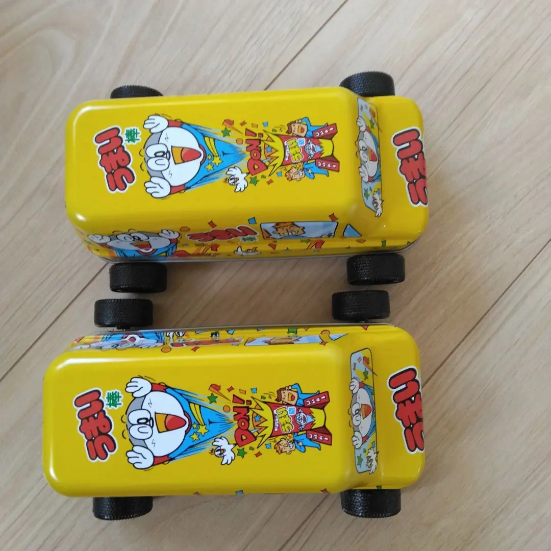 うまい棒　缶ケース　ミニカー Amazon.co.jp: うまい棒 クルマ 缶のみ 2個セット : おもちゃ