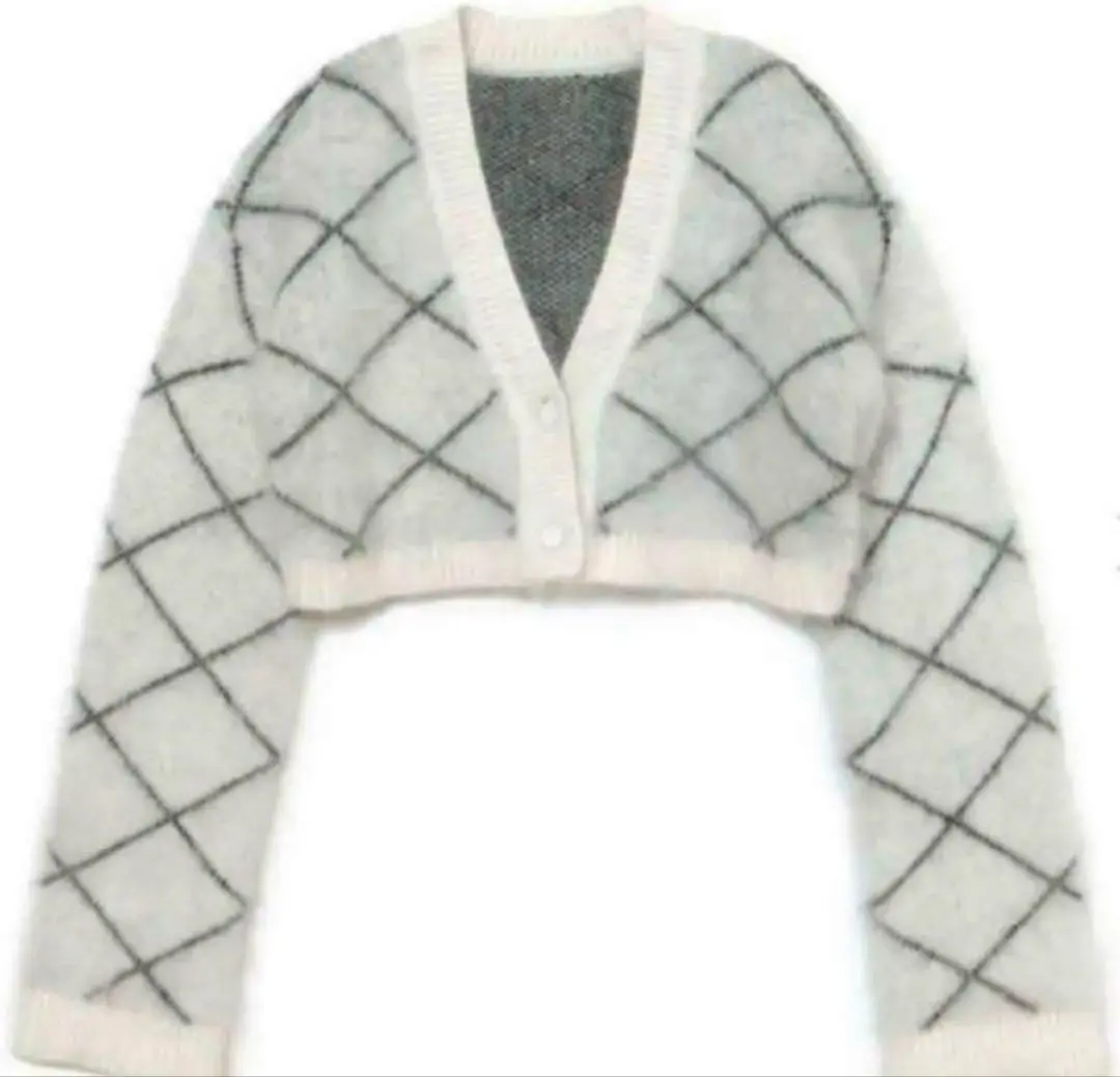 【Melt the lady】 fleeting check tops meltthelady fleeting check tops bk×wh
