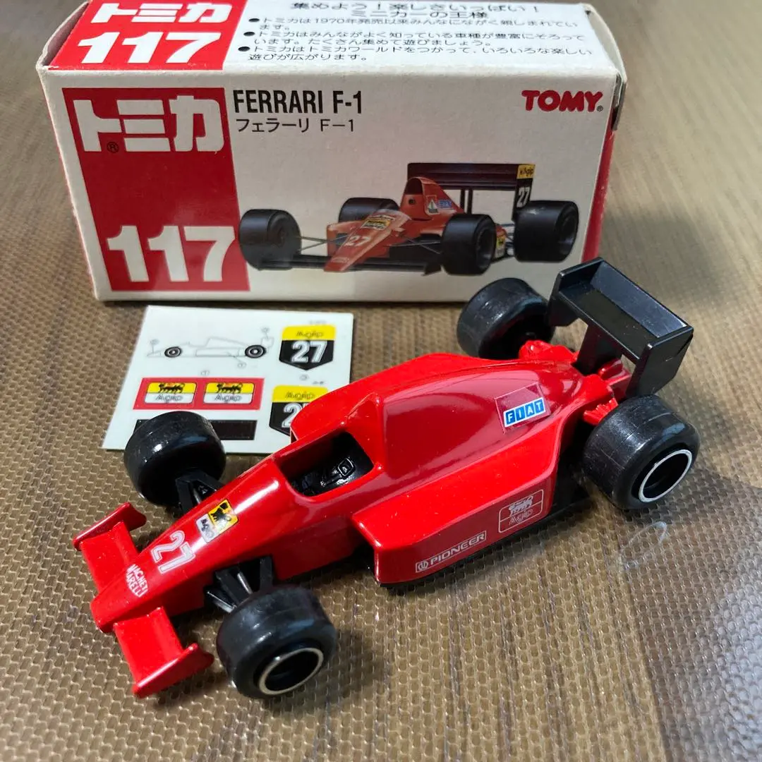 ミニカーショップ ケンボックス トミカ 赤箱☆117☆フェラーリF1