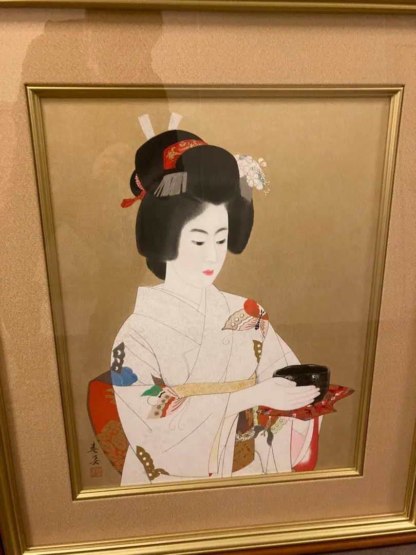 【立石春美】「作品名不名」油絵 絹本 Yahoo!オークション - 立石 春美 黒 楽 日本画 巨匠 評価格 10号