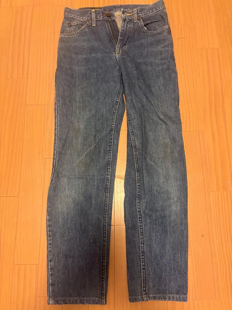 Thumbnail of Lee Denim Blue Straight Jeans