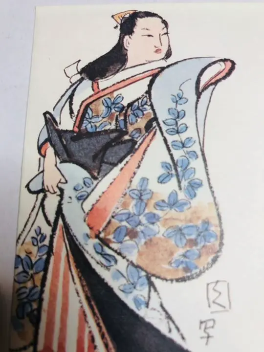 掛け軸 懐月堂度繁 『 立ち美人 』 美人画 紙本 希少 茶道具 掛軸 美品 2025年最新】懐月堂安度の人気アイテム - メルカリ