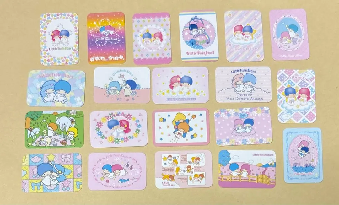 双子星 キキ&拉拉 20张 异形贴纸 2003年制 贴纸 的縮圖