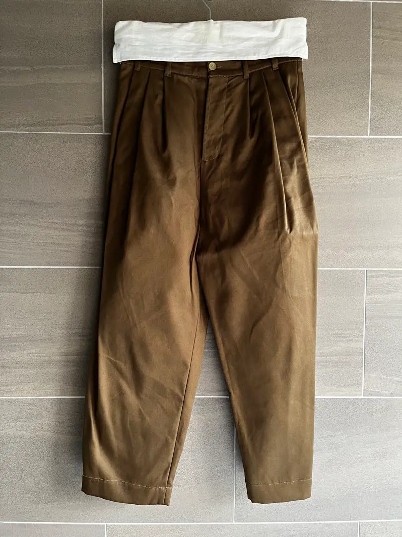 パンツ HED MAYNER 21SS BELTED PANT HED MAYNER / BELTED PANT / WHITE LINEN – VISION OF FASHION