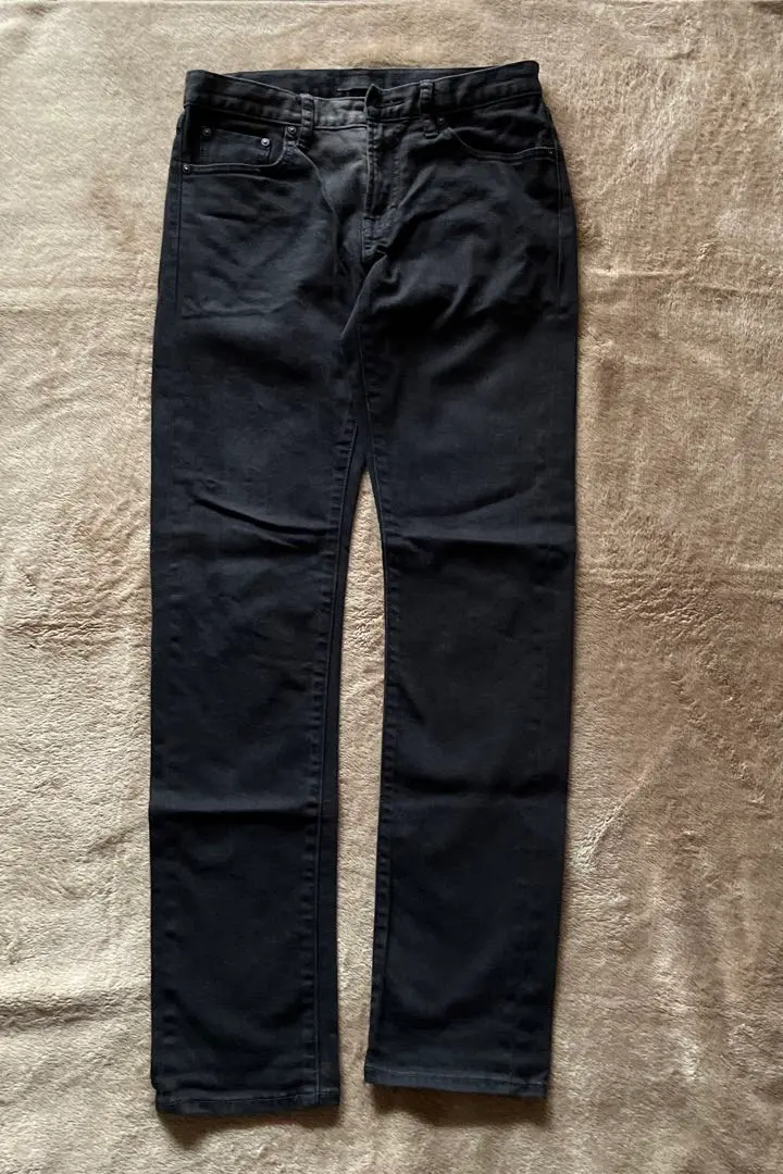 優衣庫 UNIQLO 黑色牛仔褲 29(73公分) 的縮圖