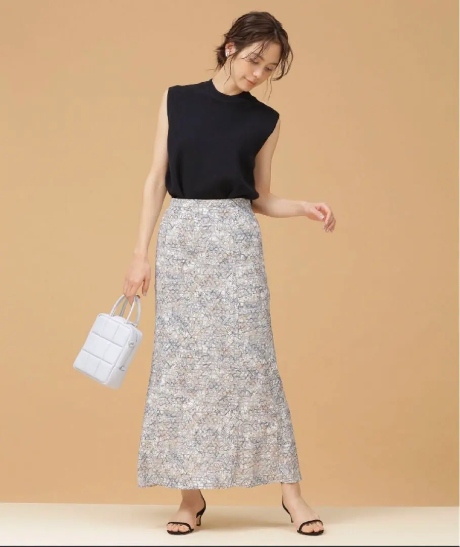 Thumbnail of nano universe - Blurred Print Long Skirt