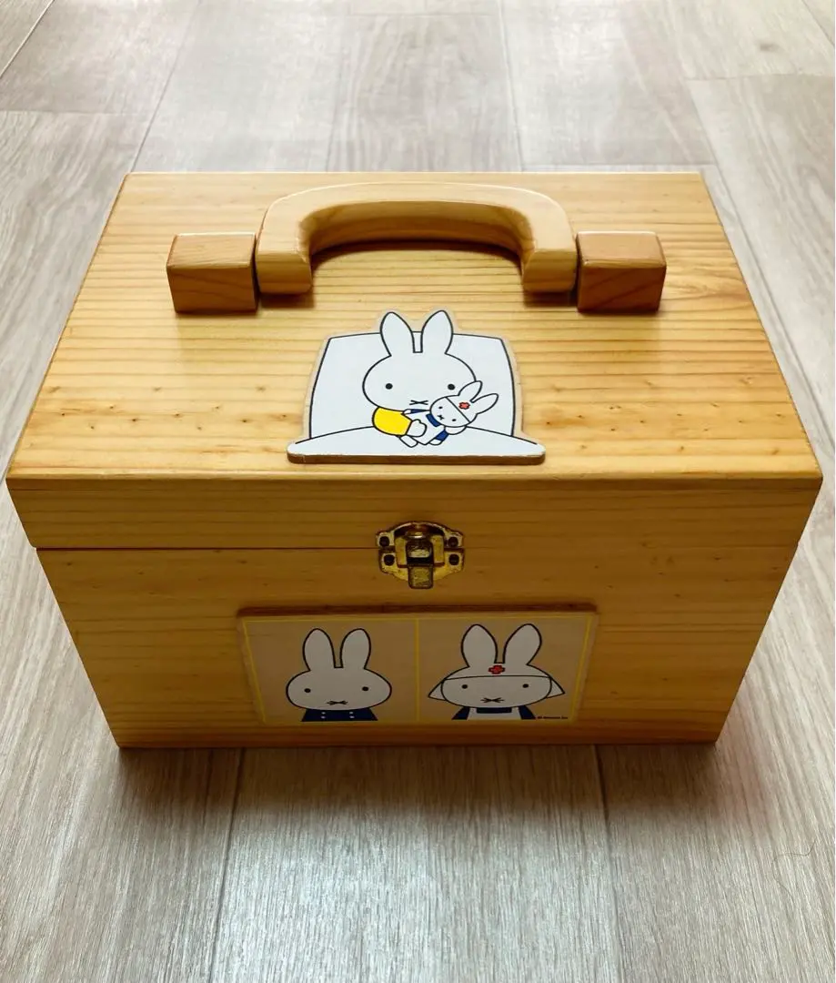 miffy ミッフィー 木製 救急箱/first aid box 薬箱 木箱 小物