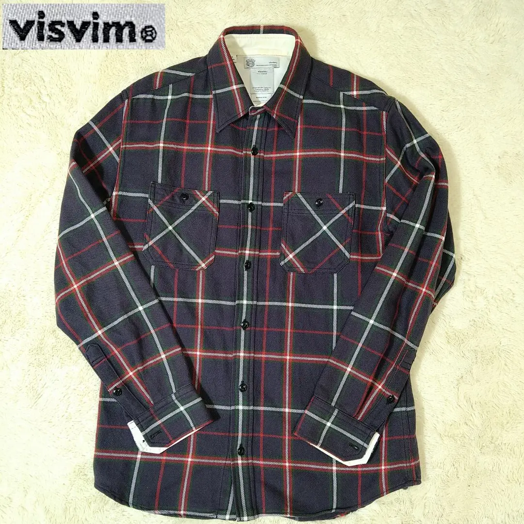 visvim チェック柄 長袖ネルシャツ 日本製 2025年最新】ヴィズヴィム 柄：チェック ネルシャツの人気