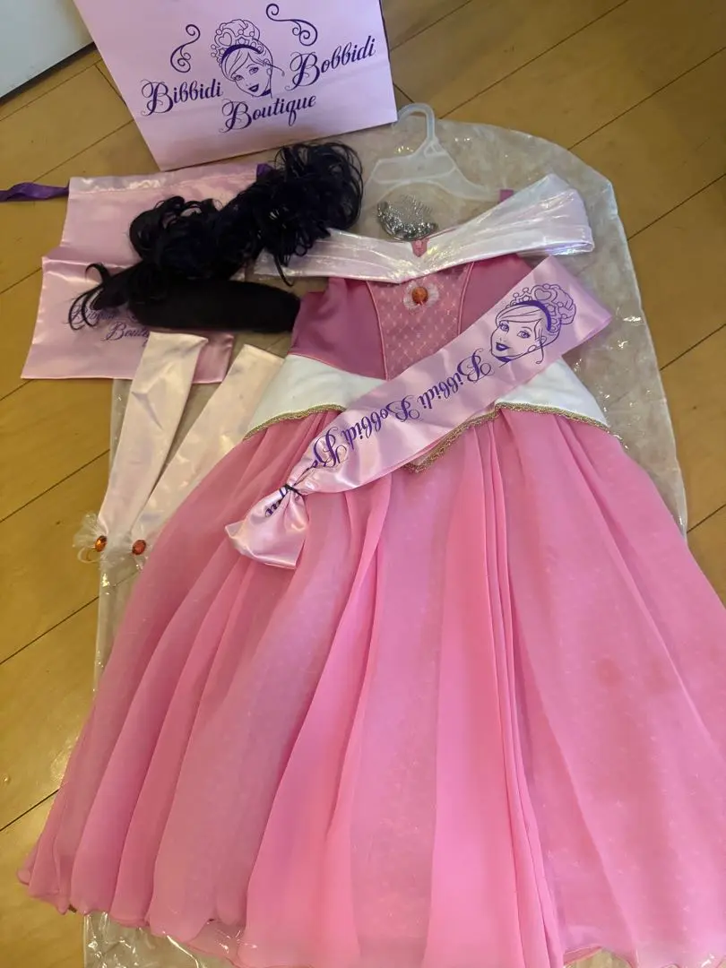 120 アリエル ドレス　ビビデバビディブティック　コスプレ　ハロウィンパーティ ディズニーリゾート公式ビビディバビデブティックアリエルドレス