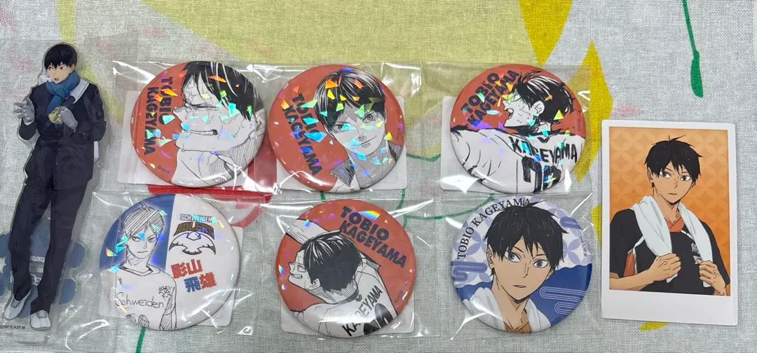 Thumbnail of Haikyu!! Kageyama All-Star Can Badge Gokurakuyu Set