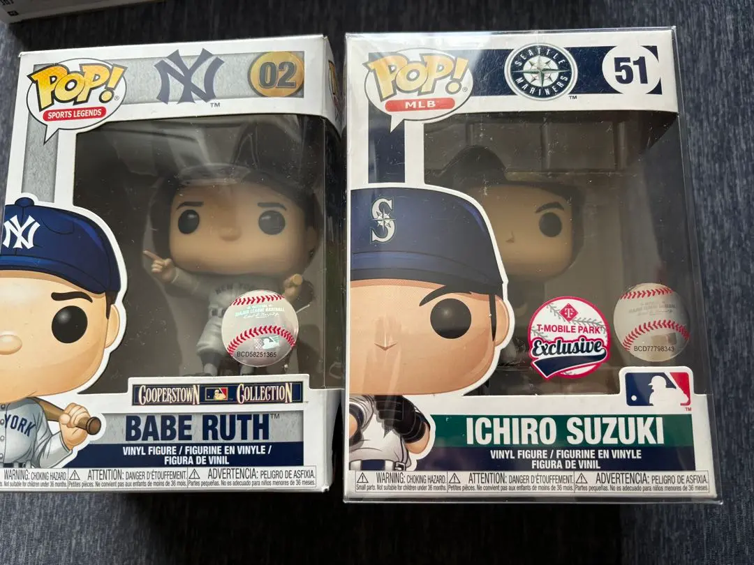 イチローさん、Funko pop人形(ダメージあり) イチロー 引退記念 funko POP ボブルヘッド マリナーズの通販 by