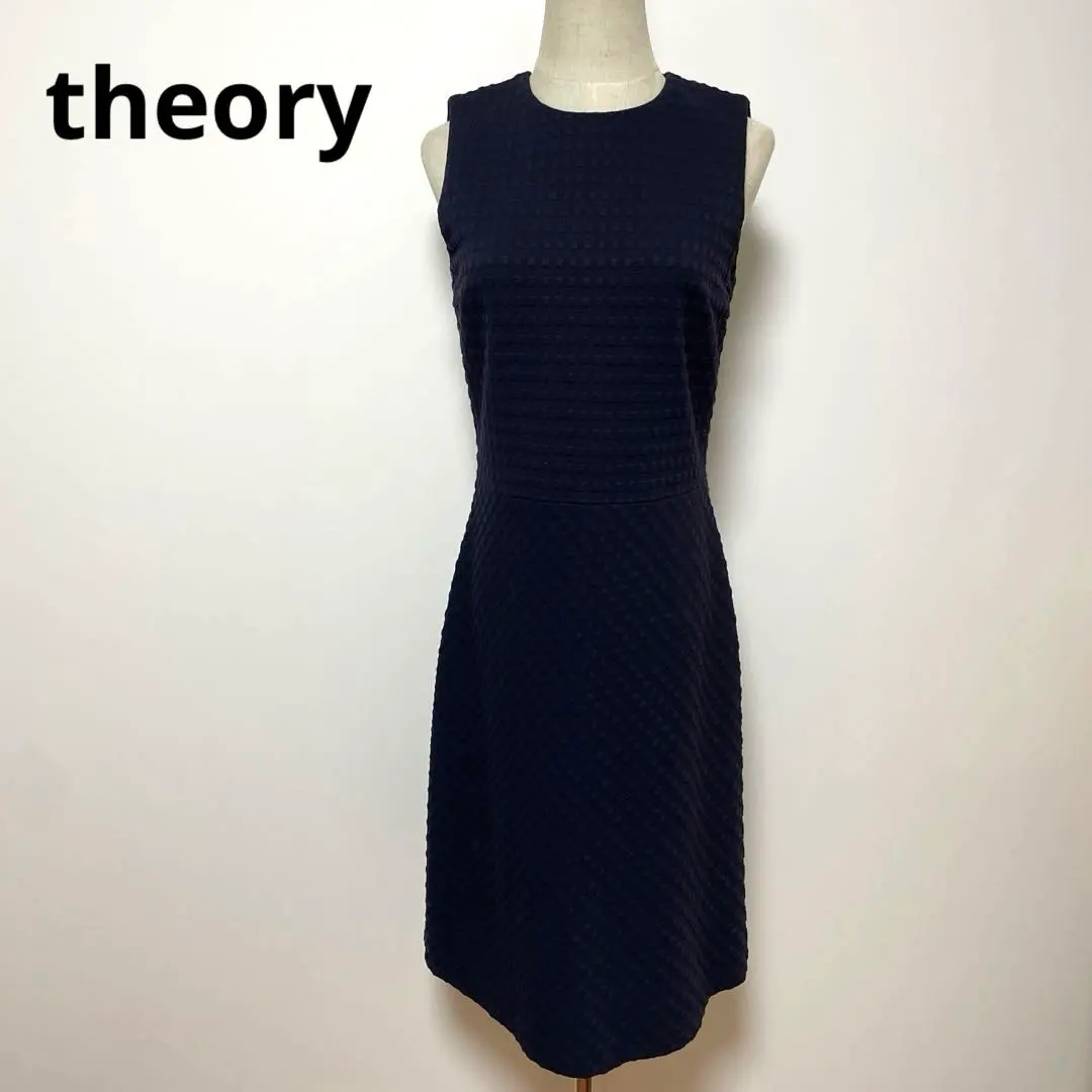 Thumbnail of theory Sleeveless Dress 2 Dark Navy