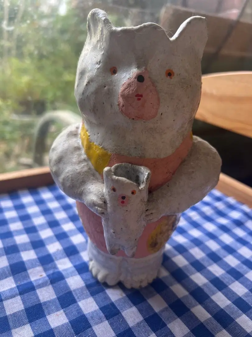 増田光　くま　花瓶 新品未使用 増田光さん クマの花瓶 花器 壁掛け HIKARI MASUDA