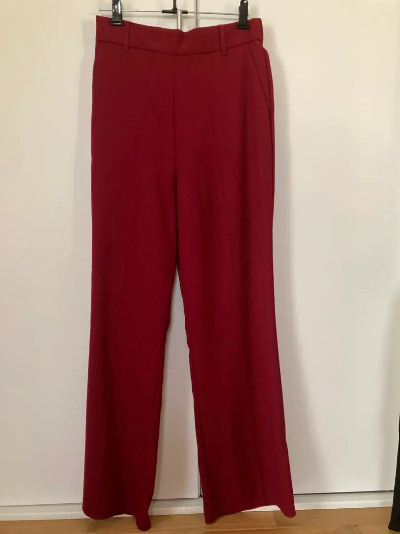 Thumbnail of Discoat Burgundy Flare Pants, Size M
