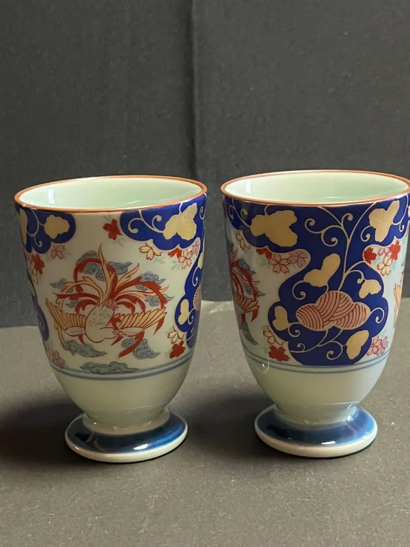 Thumbnail of Seizan Kiln, Arita Ware - Pair of Free Cups