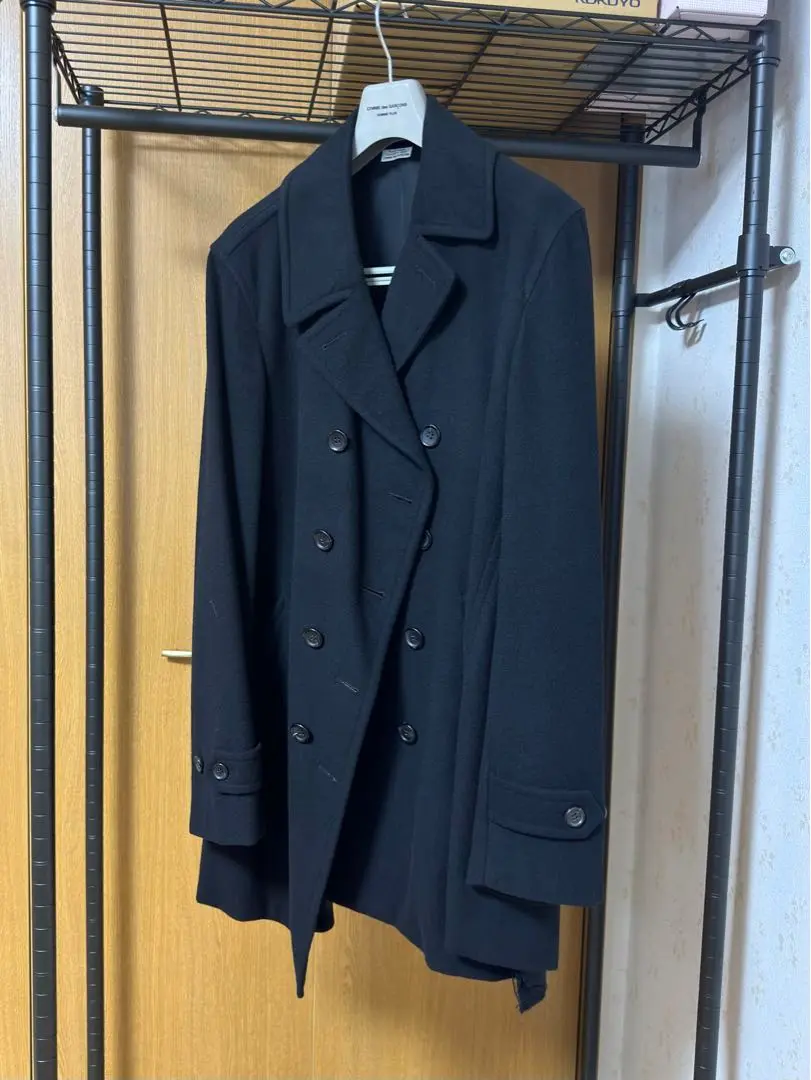 コムデギャルソンオムプリュス15aw ウールねじれPコート　美品 COMME des GARCONS HOMME PLUS(コムデギャルソンオムプリュス
