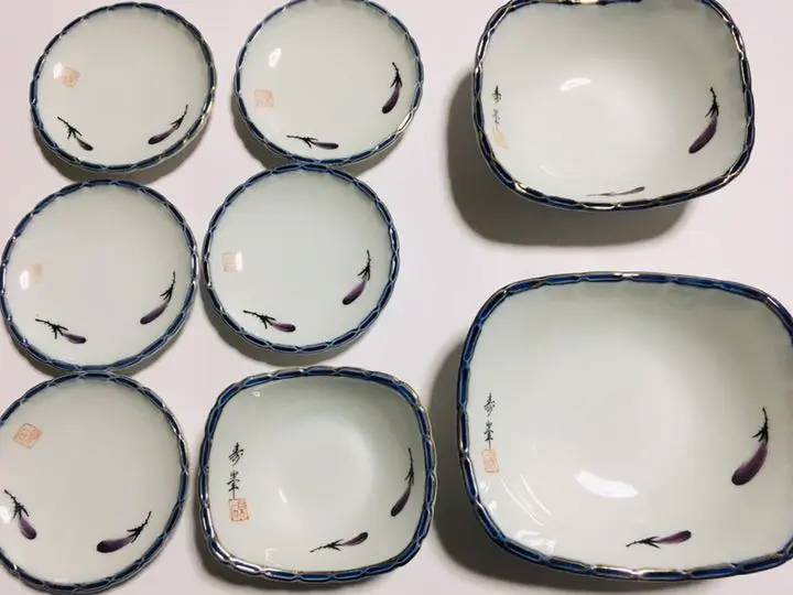 大バーゲンアンティークの茄子と裏に雲をあしらった彫刻硯　木製外枠付き‼️ 2025年最新】茄子 硯の人気アイテム - メルカリ