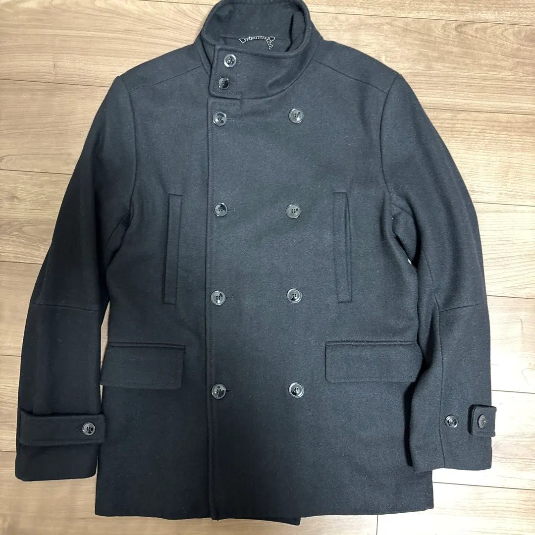 Thumbnail of H&M Black Pea Coat US 38