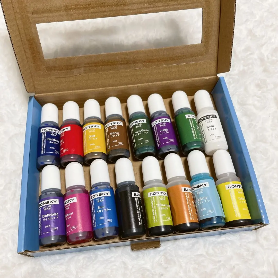 Thumbnail of Resin Colorant Resin Liquid Colorant Transparent Color 10ml Dye for UV Resin 16 Colors