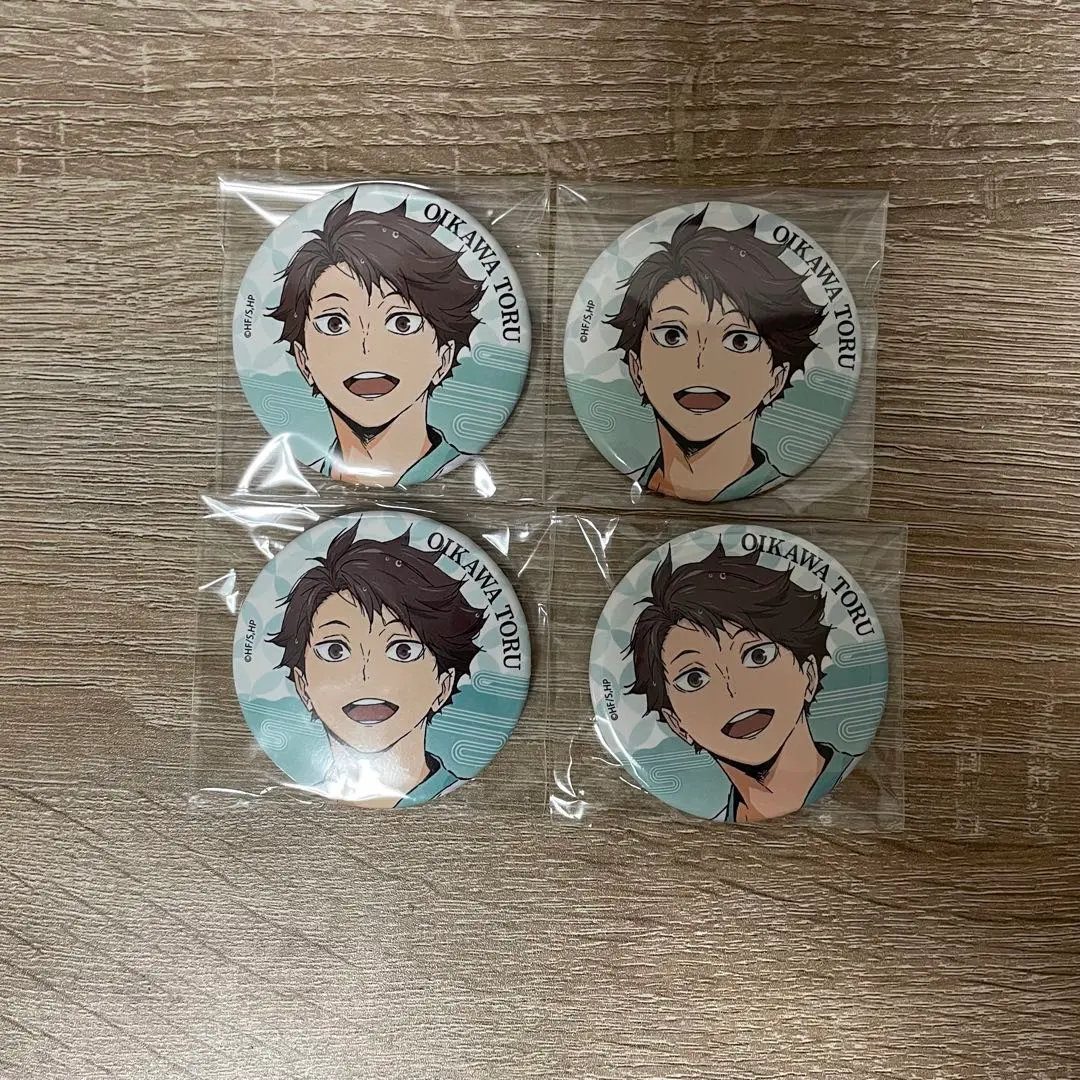 Thumbnail of Haikyu!! Tooru Oikawa Gokurakuyu Can Badge