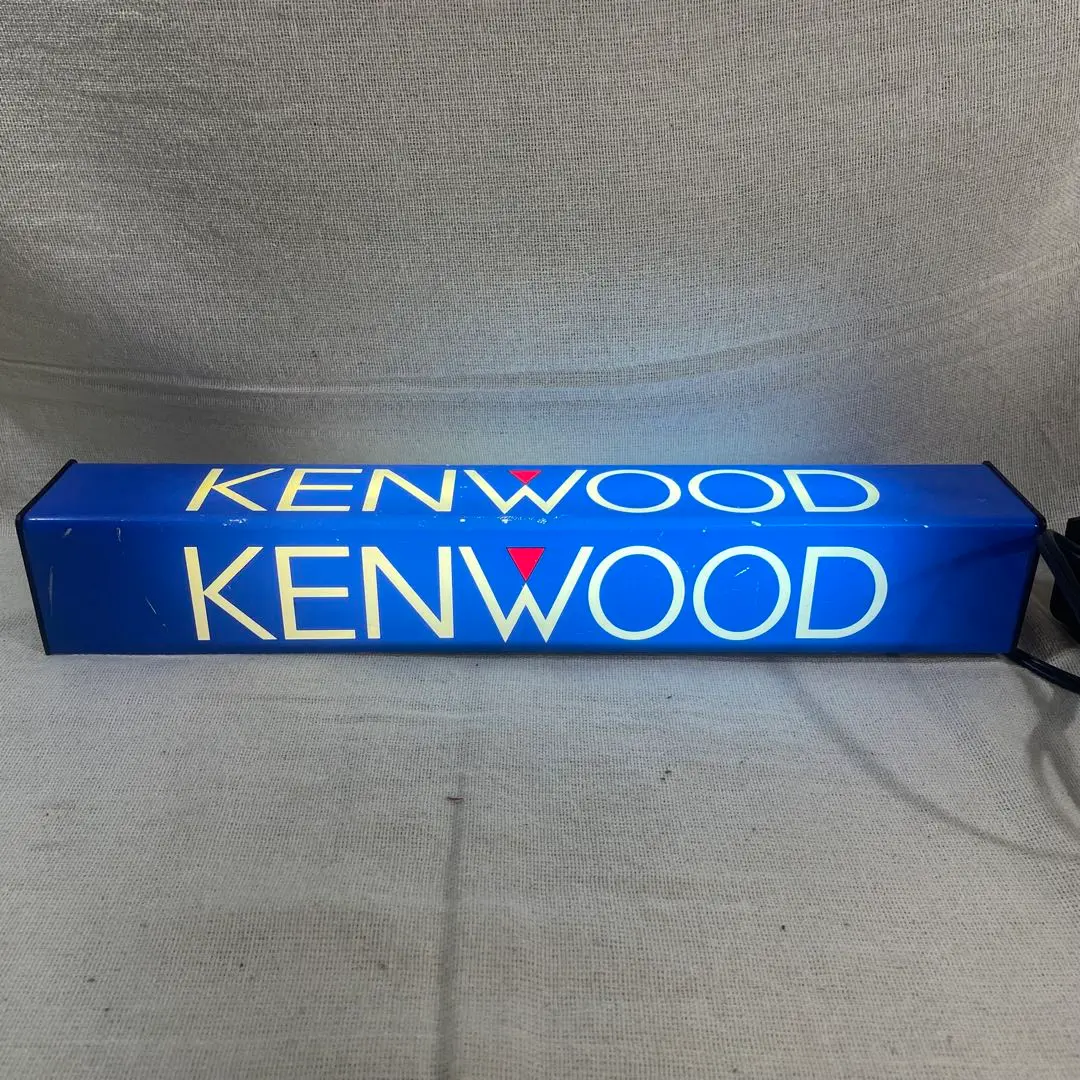 希少！KENWOOD ディスプレイ 照明 ライト ケンウッド 旧車 ネオン