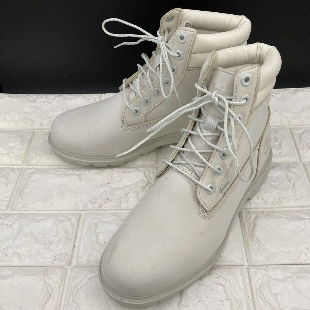 Timberland ホワイト ワークブーツ 新品未使用】ホワイト ティンバーランド Timberland メンズ