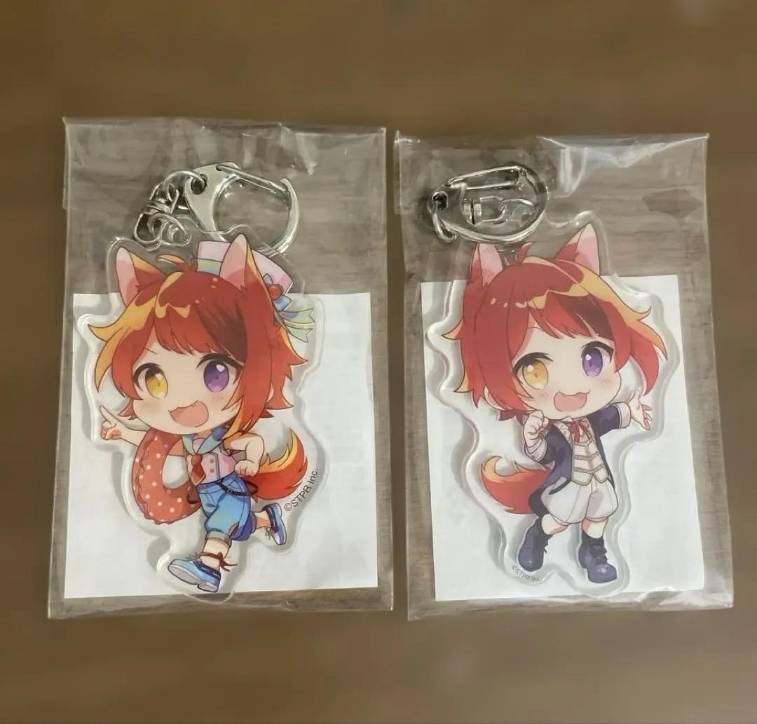 Thumbnail of StPri Rinu-kun Acrylic Keyholder & Uchiwa Fan Set