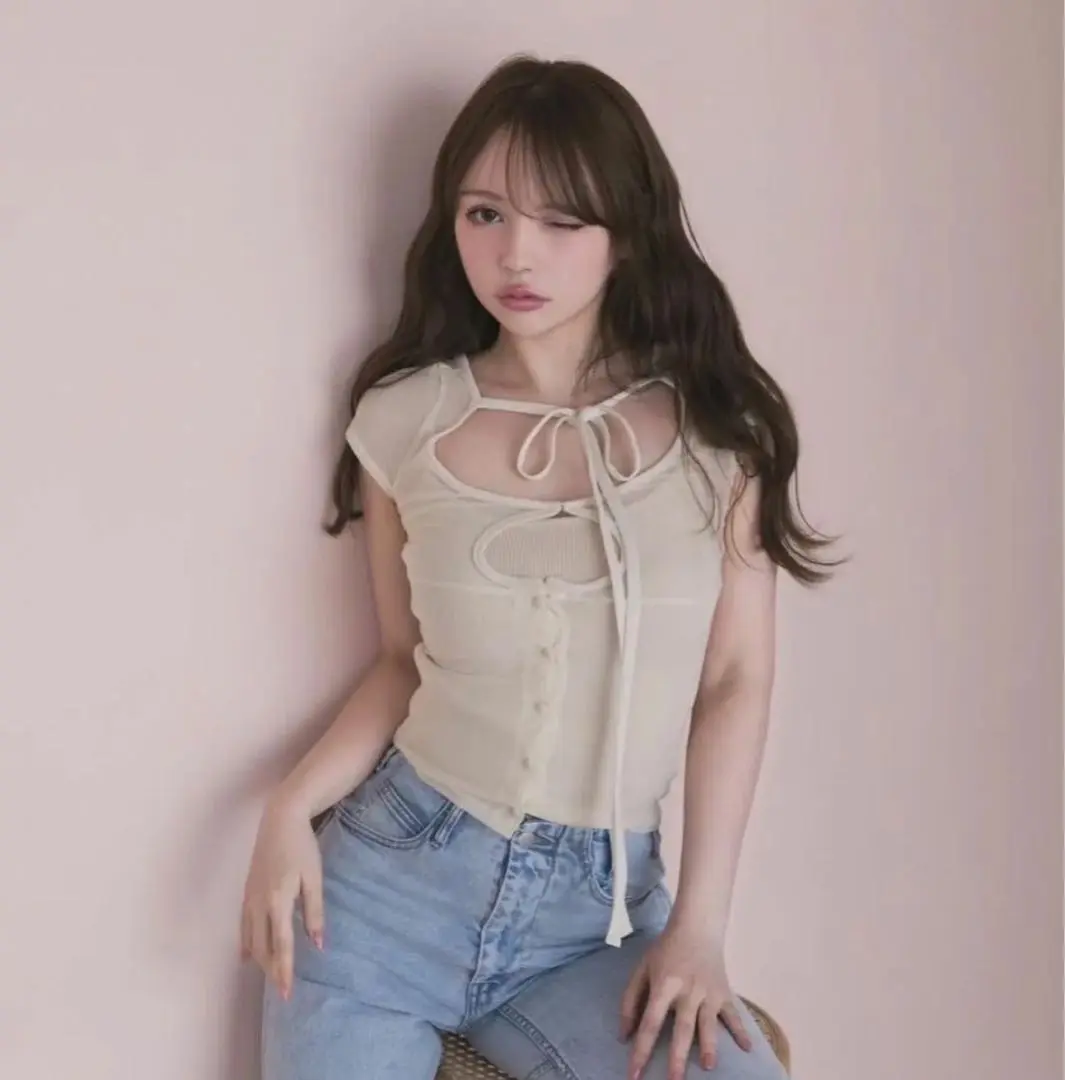 ANDMARY】Elm sheer ribbon set