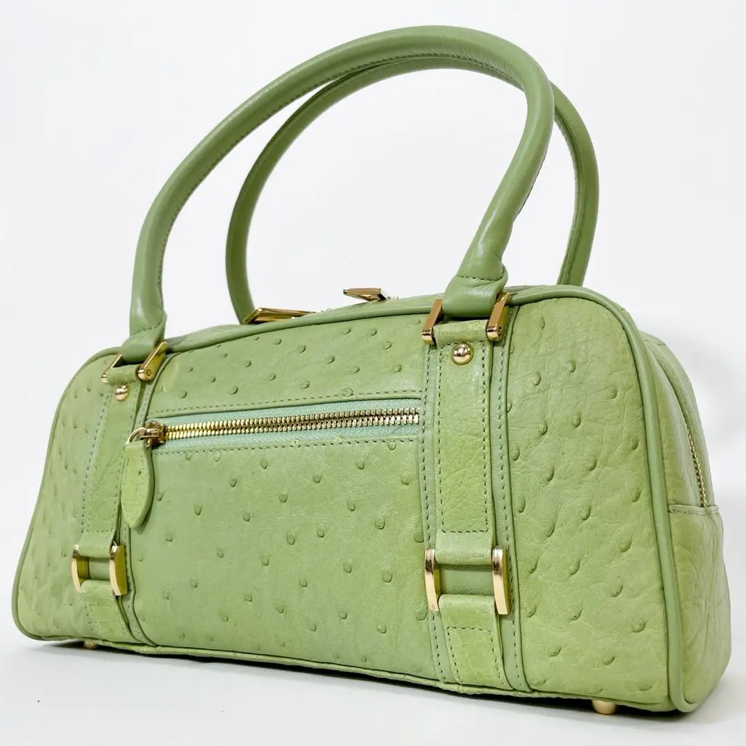 Falchi New York ファルチ オーストリッチハンドバッグ 新品タグ付Falchi New York OSTRICH LEATHER 2WAY SHOULDER BAG